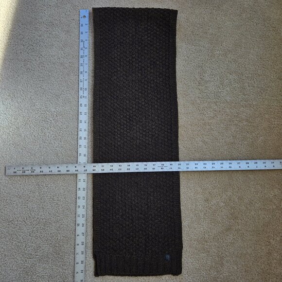 Green Marled Scarf Textured Knit - Picture 2 of 10